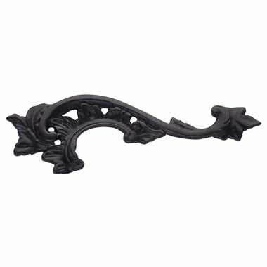 ##Antique Hardware## 6 Inch (4 1/2 Inch C-C) Unique Curly Pull (Several Finish Options)