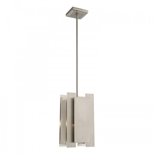 ##Antique Hardware## 1 Light Brushed Nickel Single Pendant