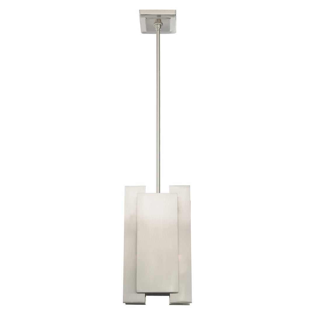 ##Antique Hardware## 1 Light Brushed Nickel Single Pendant
