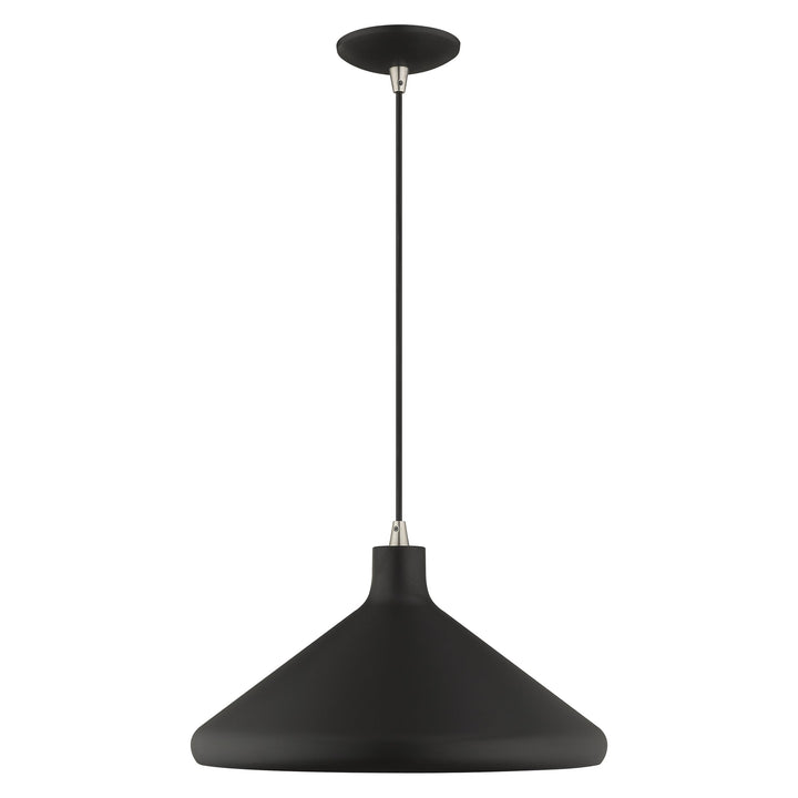 ##Antique Hardware## 1 Light Black Single Pendant