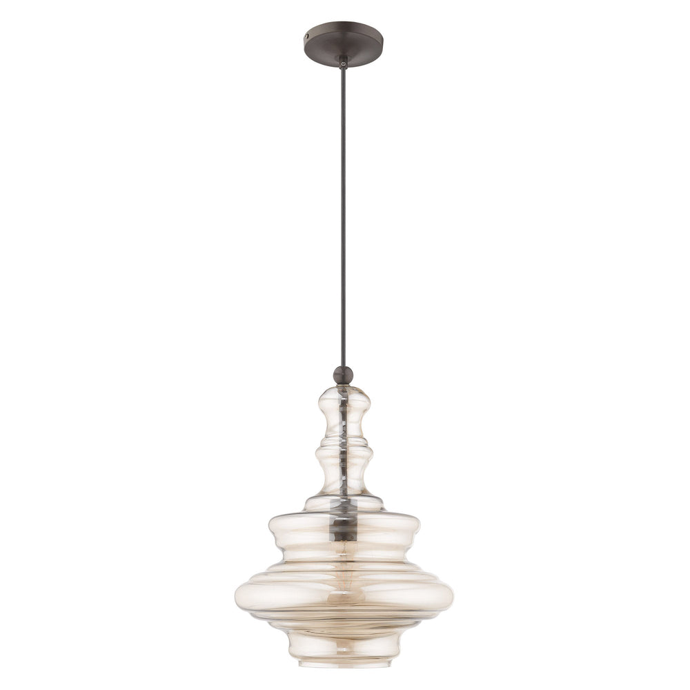 ##Antique Hardware## 1 Light English Bronze Single Pendant