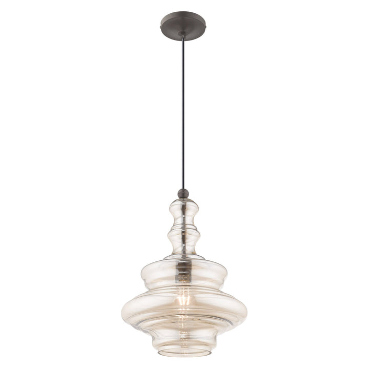 ##Antique Hardware## 1 Light English Bronze Single Pendant