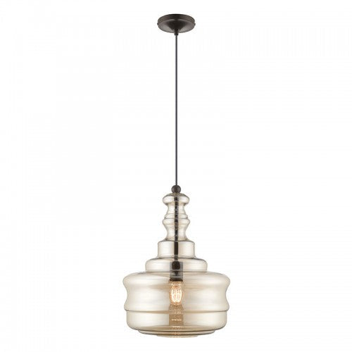 ##Antique Hardware## 1 Light English Bronze Single Pendant