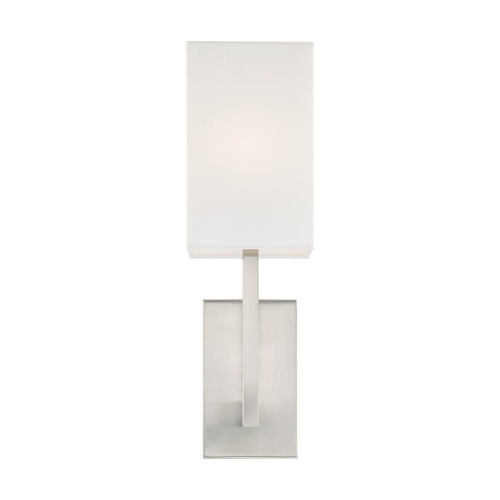 ##Antique Hardware## 1 Light Brushed Nickel ADA Wall Sconce