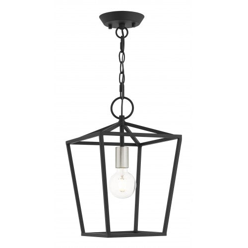 ##Antique Hardware## 1 Light Black Convertible Lantern
