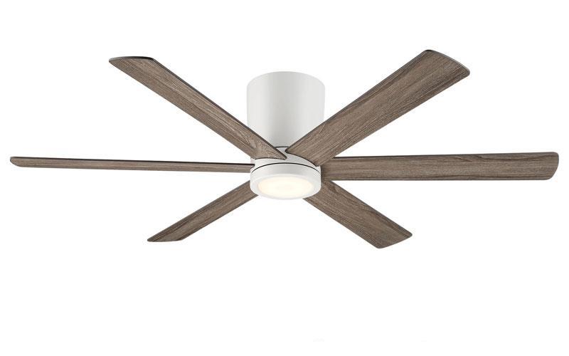 Antique Hardware Coldwater 52 Inch Indoor/Outdoor Smart Flush Mount Ceiling Fan Ceiling Fan
