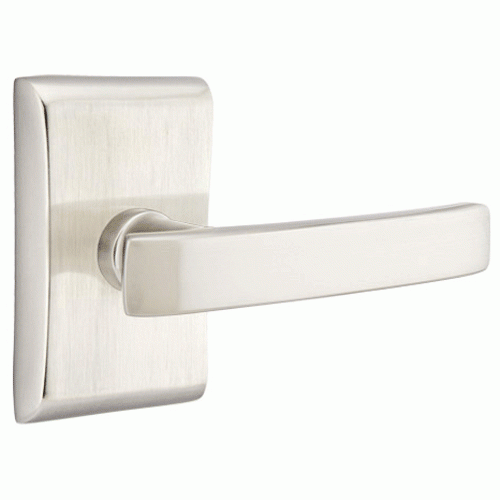 ##Antique Hardware## Emtek Solid Brass Geneva Lever With Neos Rosette (Several Finish Options)