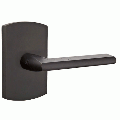 ##Antique Hardware## Emtek Solid Brass Sandcast Lariat Lever With Rounded Rectangular Rosette