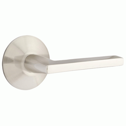 ##Antique Hardware## Emtek Solid Brass Helios Lever With Modern Rosette (Several Finish Options)