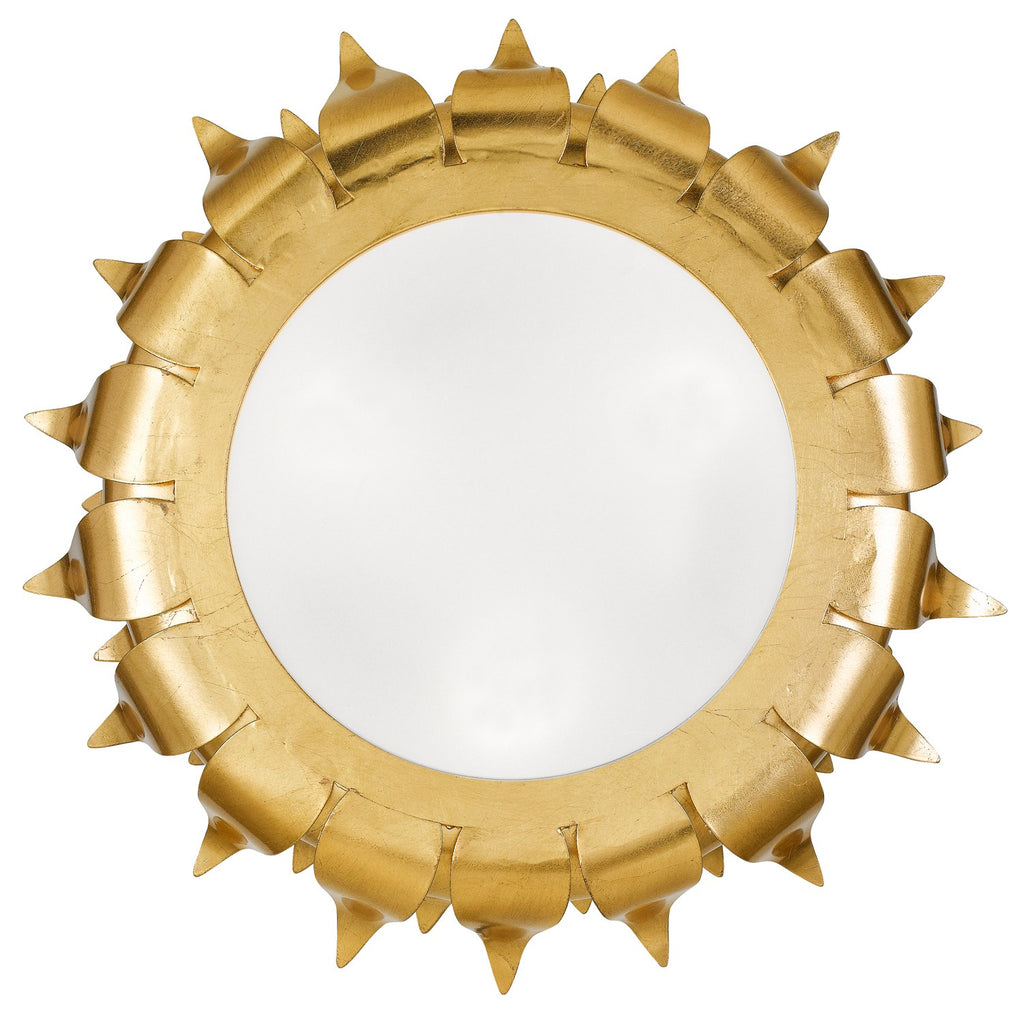##Antique Hardware## Broche 3 Light Antique Gold Flush Mount