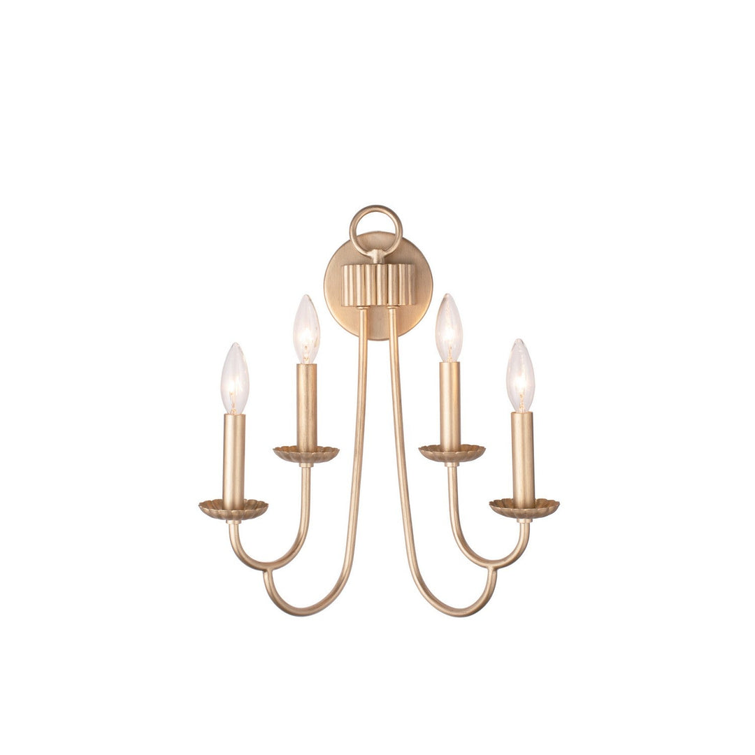 ##Antique Hardware## Kiera 4 Light Wall Sconce