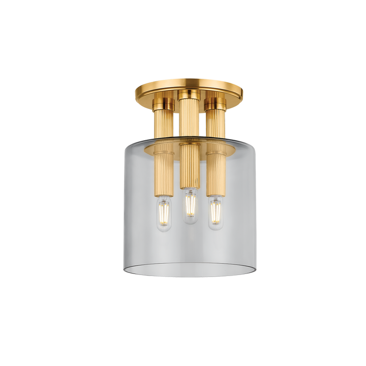 ##Antique Hardware## CRYSTLER FLUSH MOUNT