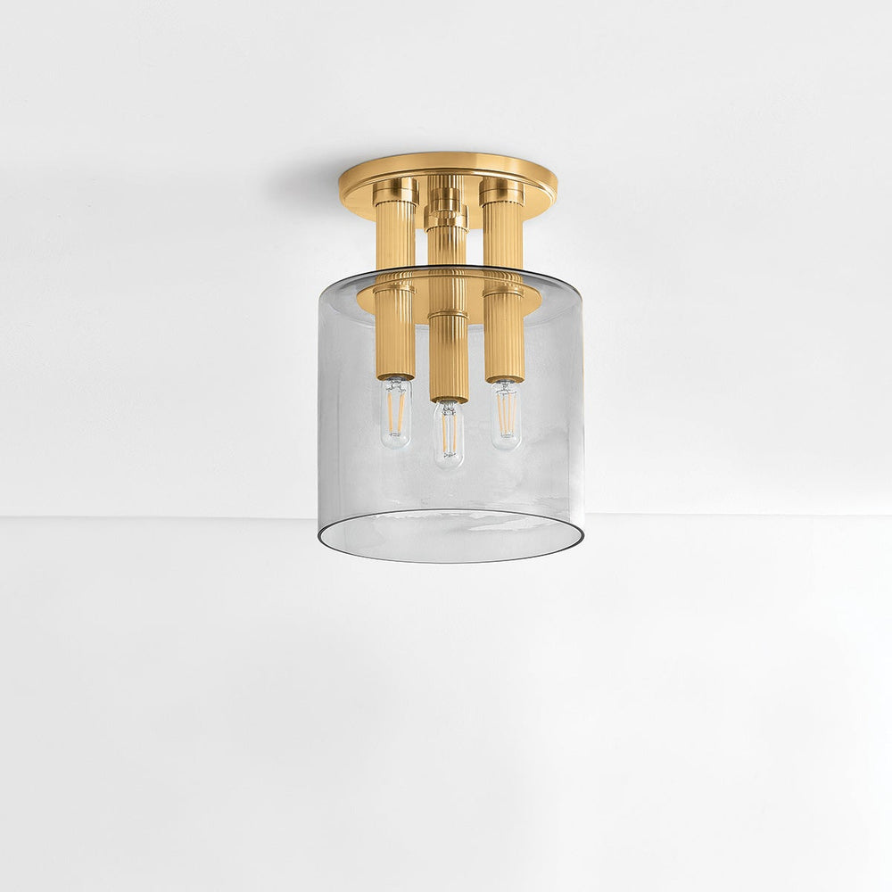 ##Antique Hardware## CRYSTLER FLUSH MOUNT