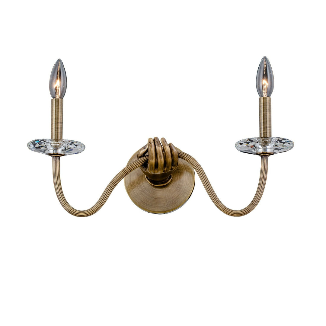 ##Antique Hardware## Venus 2 Light Wall Sconce
