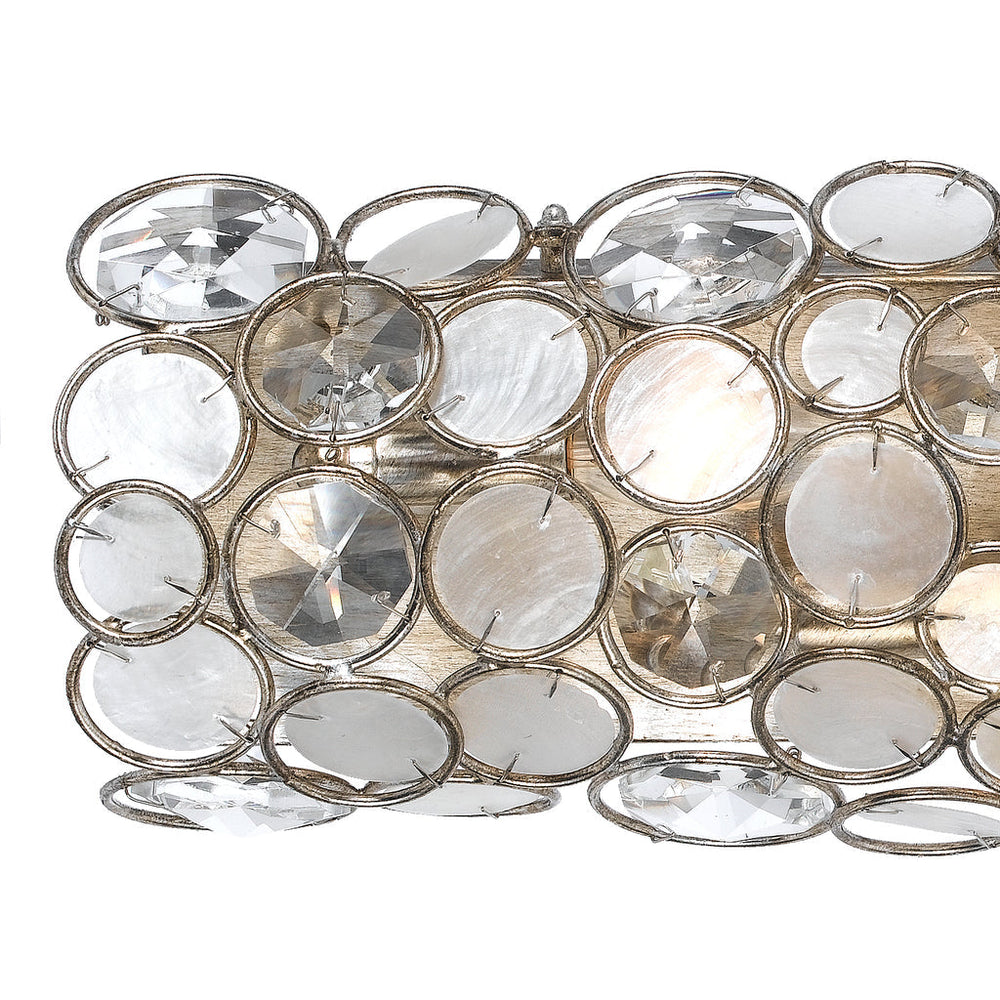 ##Antique Hardware## Palla 4 Light Antique Silver Bathroom Vanity