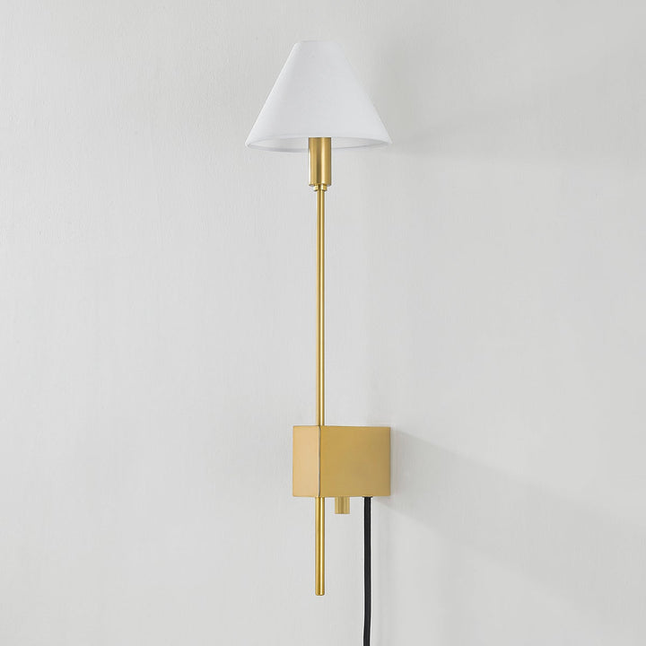 ##Antique Hardware## TEANECK Plug-in Sconce