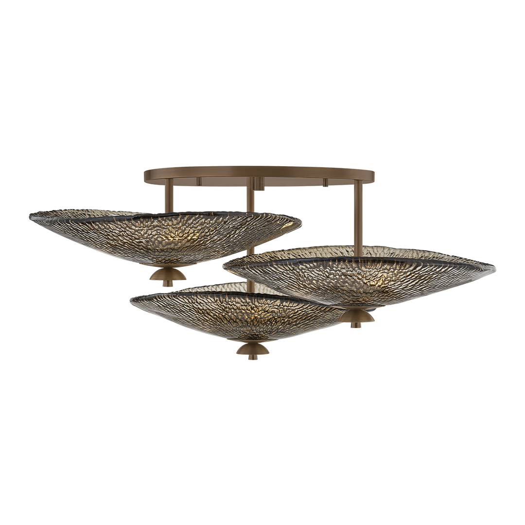 ##Antique Hardware## Alba Semi Flush