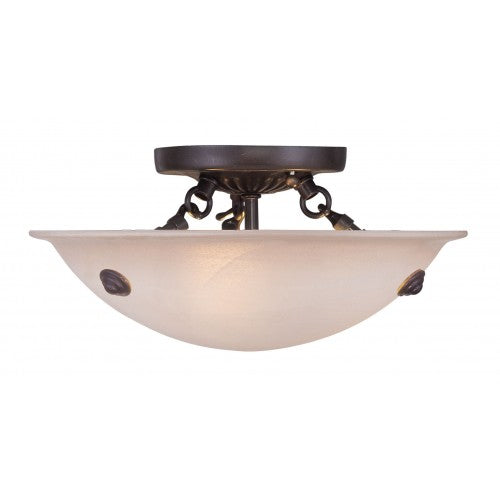 ##Antique Hardware## 3 Light Bronze Ceiling Mount