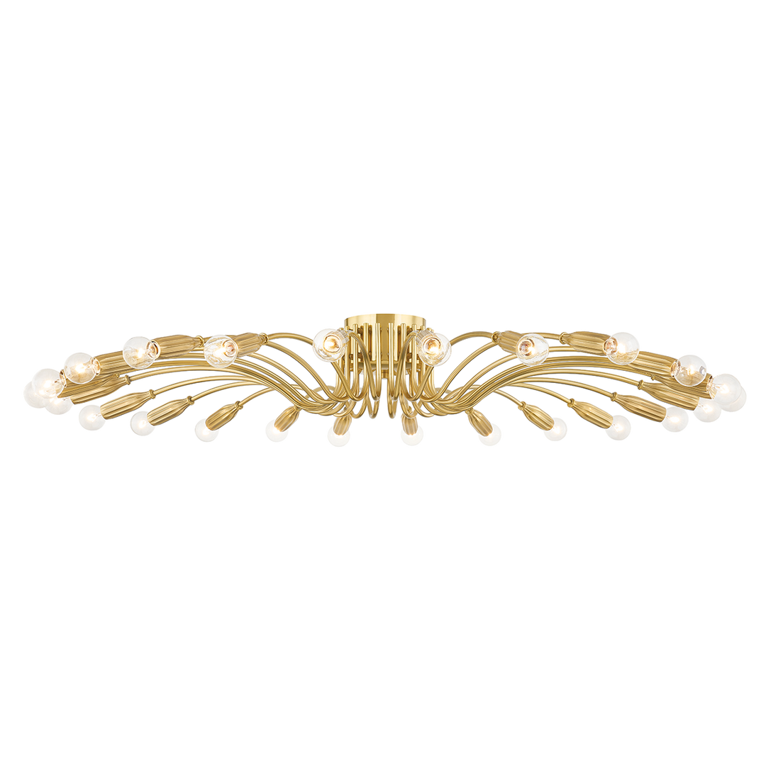 ##Antique Hardware## BARNEY Semi Flush