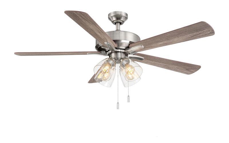 ##Antique Hardware## Pecos 52 Inch Pull Chain Ceiling Fan