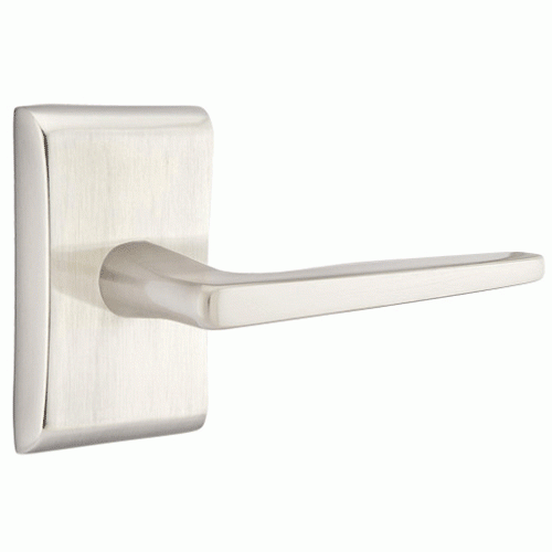 ##Antique Hardware## Emtek Solid Brass Hermes Lever With Neos Rosette