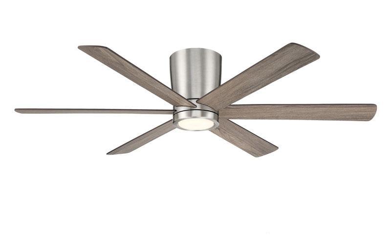 ##Antique Hardware## Coldwater 52 Inch Indoor/Outdoor Smart Flush Mount Ceiling Fan