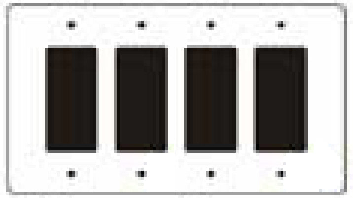 ##Antique Hardware## 4 1/2 Inch Solid Brass Traditional Switch Plate