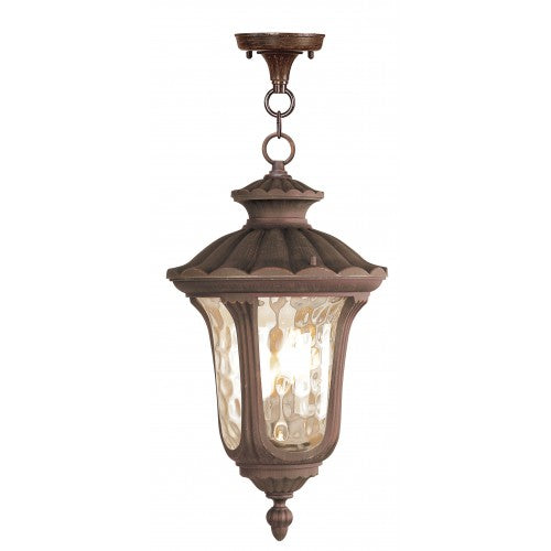 ##Antique Hardware## 3 Light Imperial Bronze Pendant Lantern