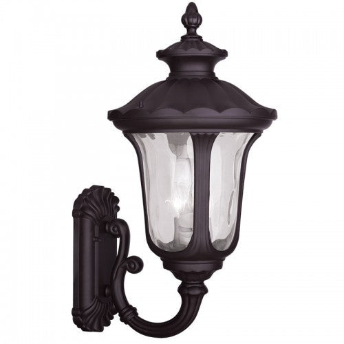 ##Antique Hardware## 3 Light Bronze Outdoor Wall Lantern