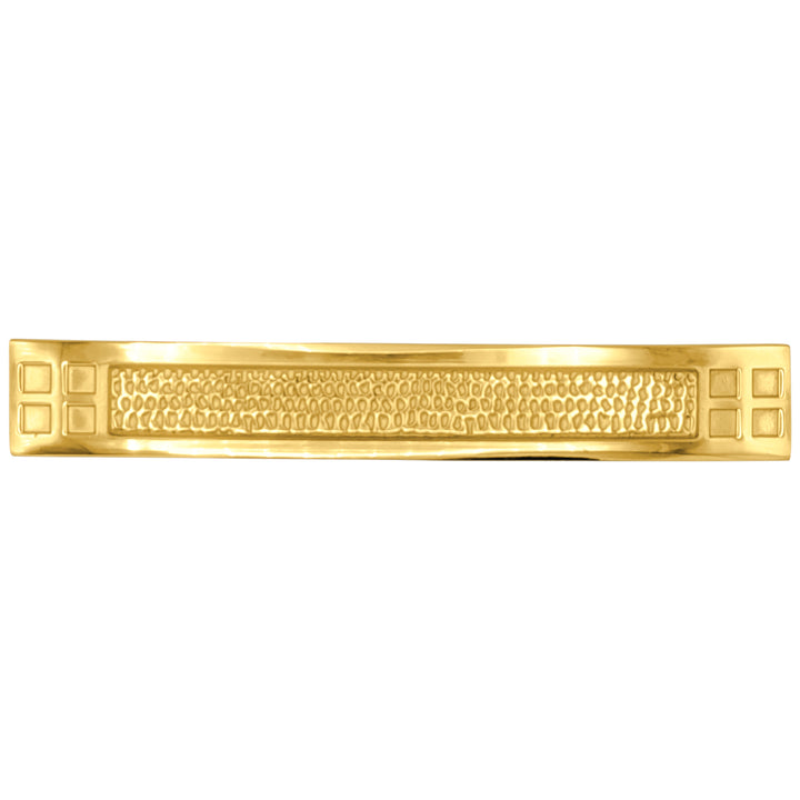 5 Inch Overall (3 Inch c-c) Solid Brass Arts & Crafts Pull (Several Finishes Available)