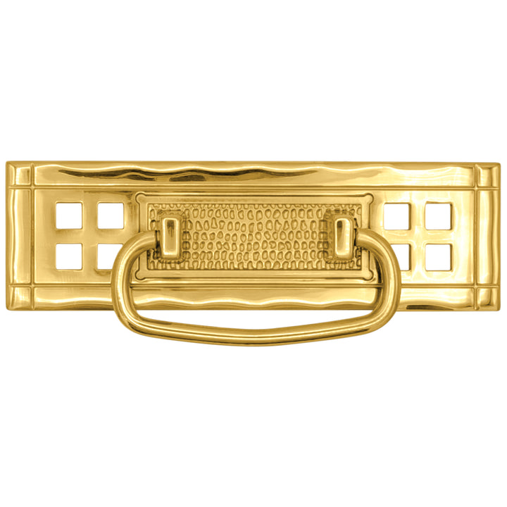 5 Inch Overall (4 1/4 c-c) Solid Brass Arts & Crafts Bail Pull (Several Finishes Available)