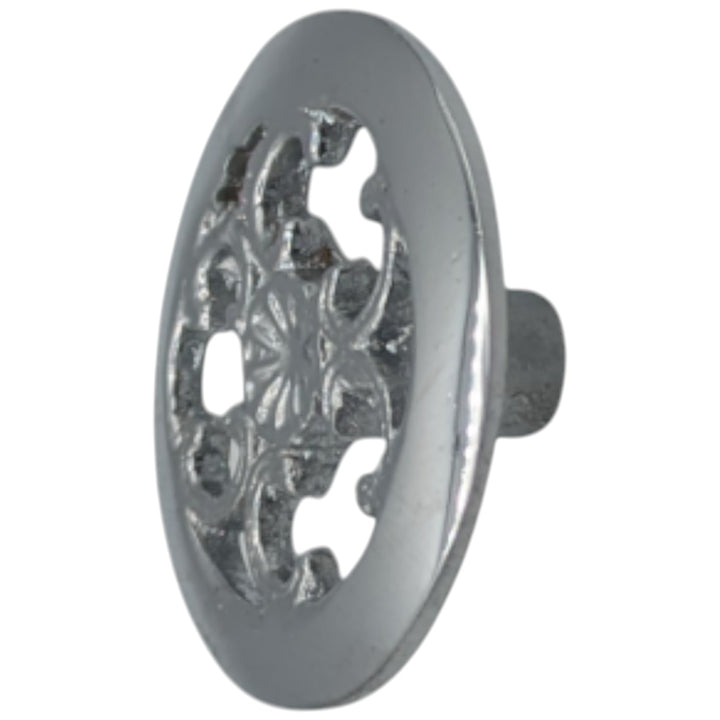 1 1/2 Inch Solid Brass Baroque / Rococo Cabinet & Furniture Knob