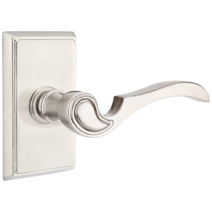 ##Antique Hardware## Emtek Solid Brass Coventry Lever With Modern Rectangular Rosette (Several Finish Options)