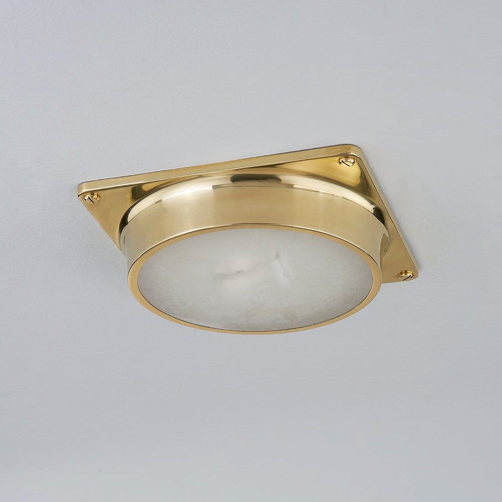 ##Antique Hardware## Greenwich Flush Mount