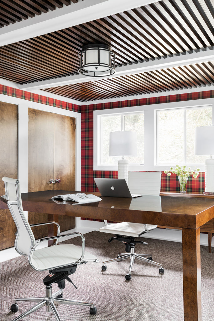 ##Antique Hardware## Brian Patrick Flynn Hulton 2 Light Matte Black Flush Mount