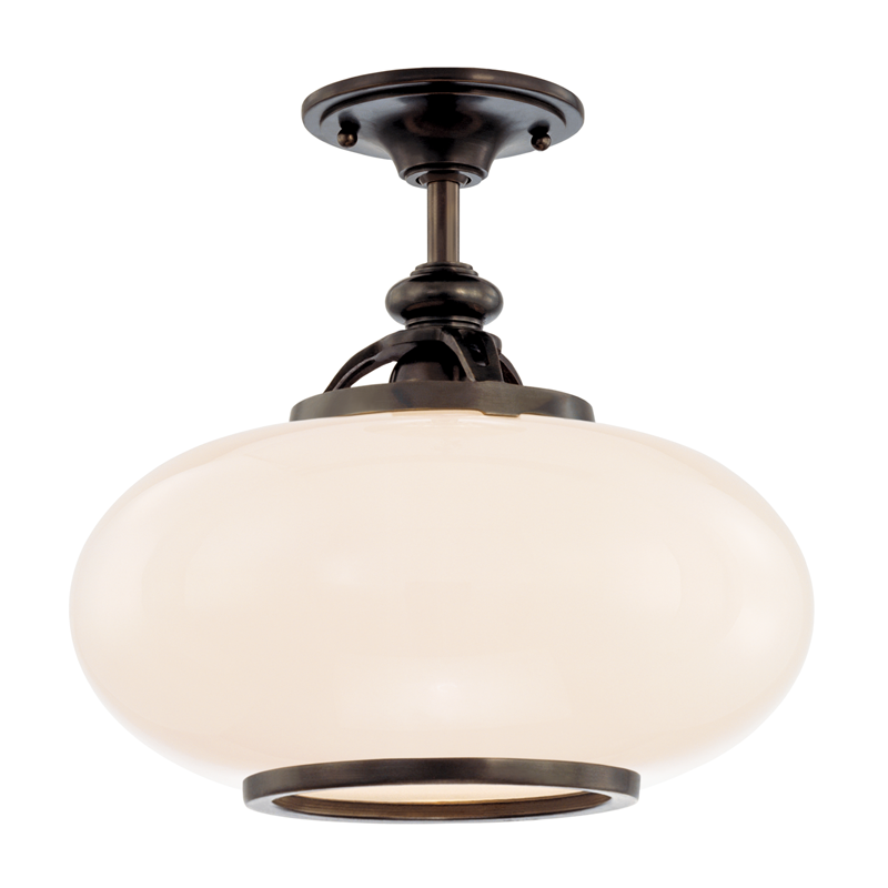 ##Antique Hardware## Canton Semi Flush
