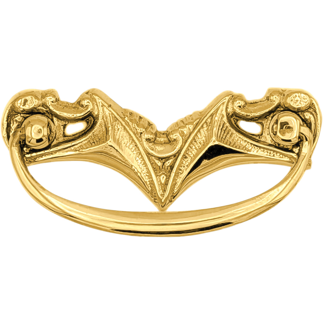 3 5/8 Inch (3 Inch c-c) Gothic Ray Bail Pull (Several Finishes Available)