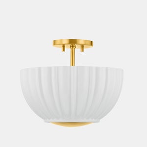 ##Antique Hardware## Anne Flush Mount