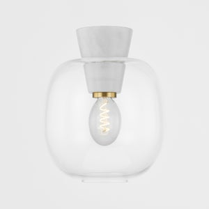 ##Antique Hardware## Ariella Flush Mount