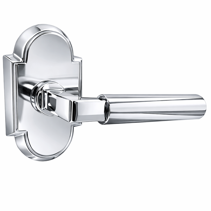 ##Antique Hardware## Magnifique® Arched Door Set with Modern Smooth Lever (Several Finishes Available)