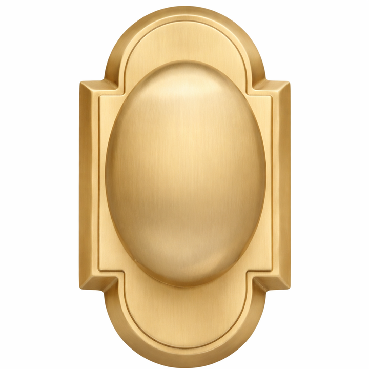 ##Antique Hardware## Magnifique® Arched Door Set with Brass Egg Knobs (Several Finishes Available)