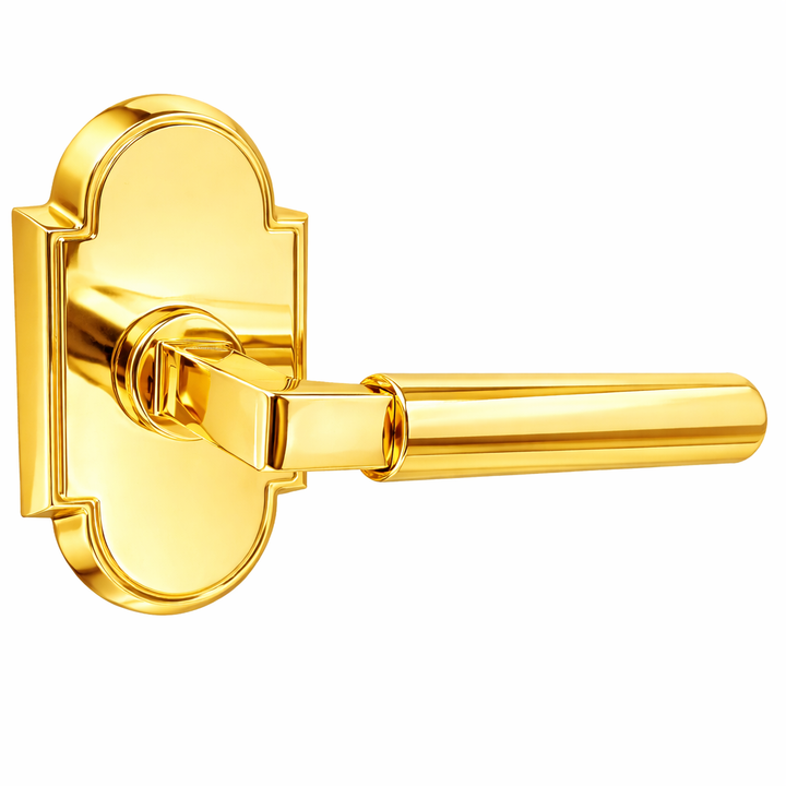 ##Antique Hardware## Magnifique® Arched Door Set with Modern Smooth Lever (Several Finishes Available)