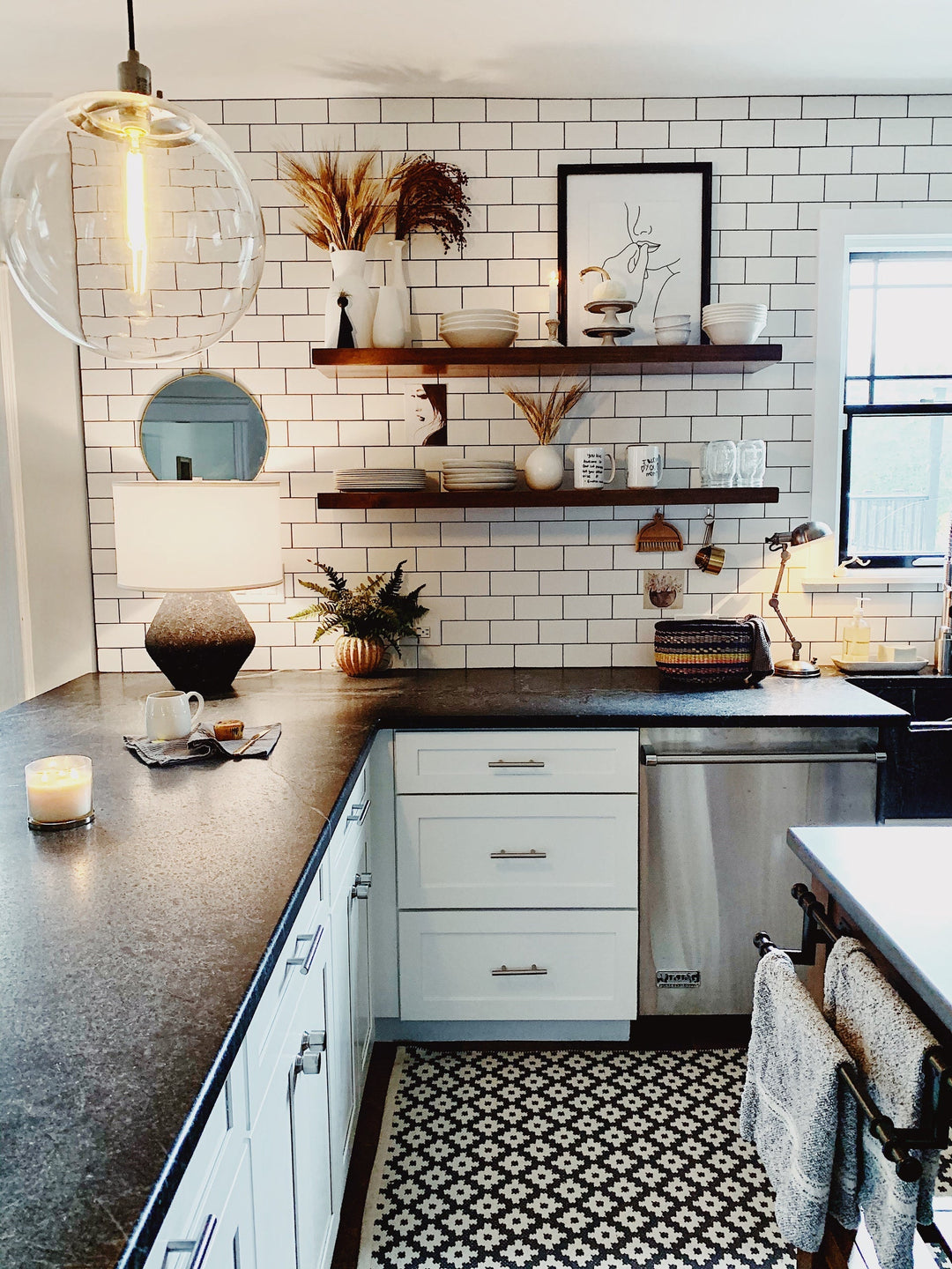 ##Antique Hardware## Artifact Table Lamp