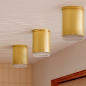 ##Antique Hardware## Asa Flush Mount