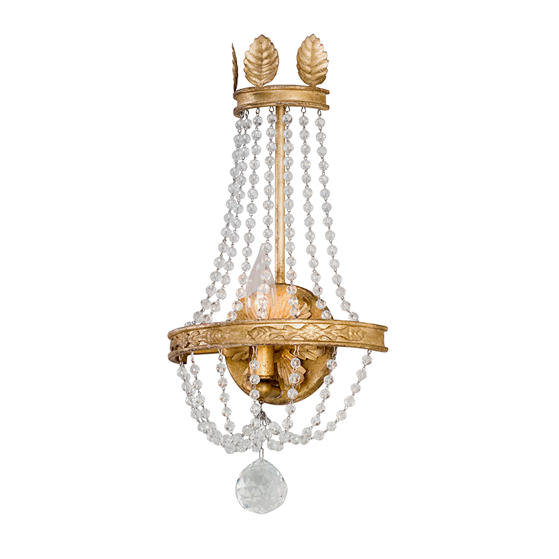 ##Antique Hardware## Viola Wall Sconce