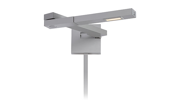 ##Antique Hardware## Flip LED Swing Arm Wall Light