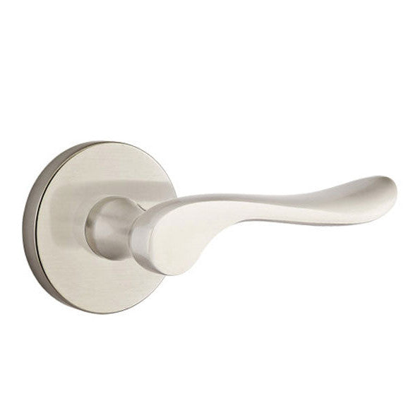 Antique Hardware Emtek Solid Brass Luzern Lever With Disk Rosette (Several Finishes Available) EMTEK LEVER DOOR KNOB