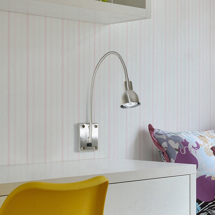 ##Antique Hardware## 120V,3W 4000K LED GOOSENECK LIGHT