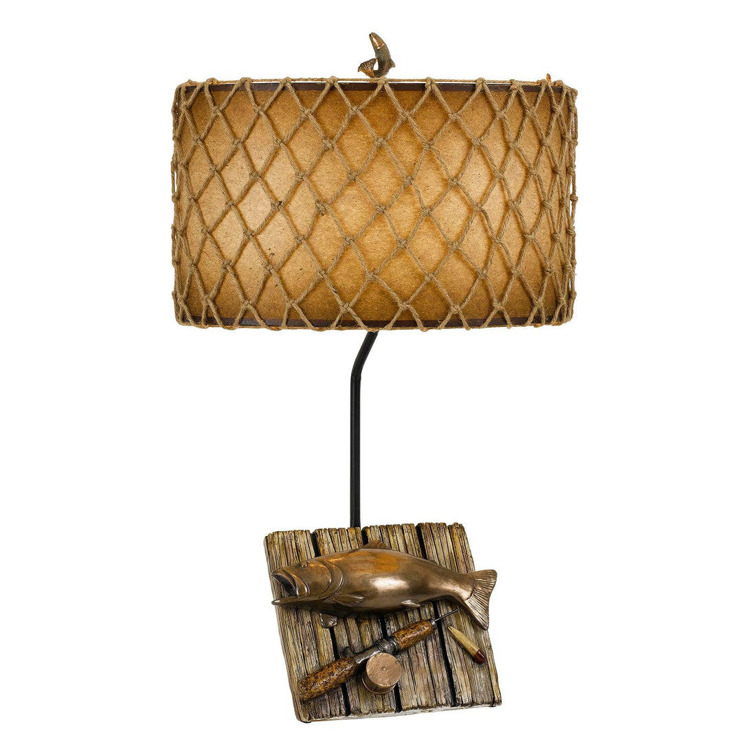 Antique Hardware 150W FISHING RESIN TABLE LAMP Table Lamp