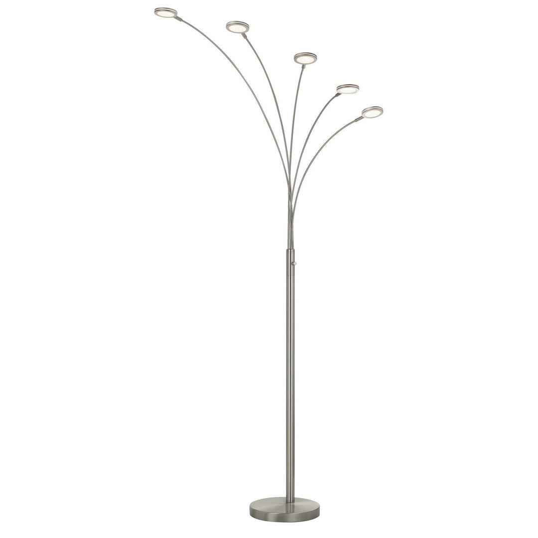 ##Antique Hardware## CREMONA INTEGRATED LED METAL ARC FLOOR LAMP
